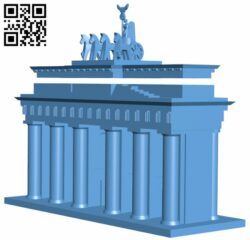 Brandenburger gate box H008010 file stl free download 3D Model for CNC and 3d printer