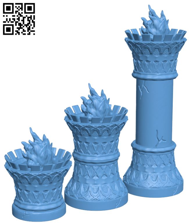 Brazier set H008372 file stl free download 3D Model for CNC and 3d printer