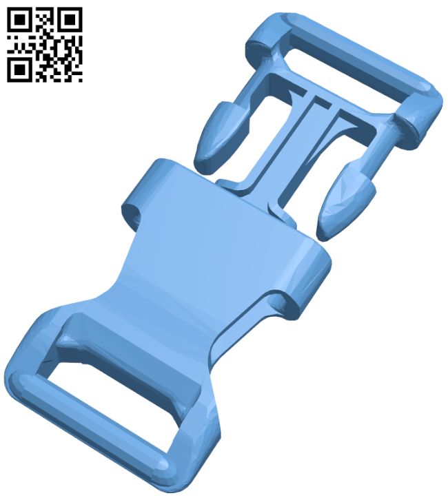 Buckle H008307 file stl free download 3D Model for CNC and 3d printer