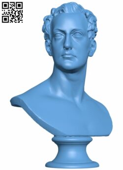 Bust of Niklaus I – Emperor of Russia H007711 file stl free download 3D Model for CNC and 3d printer