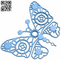 Butterfly H007555 file stl free download 3D Model for CNC and 3d printer