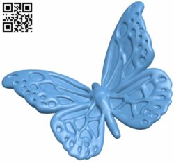 Butterfly H008427 file stl free download 3D Model for CNC and 3d printer