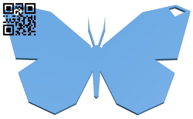 Butterfly Necklace H007841 file stl free download 3D Model for CNC and 3d printer