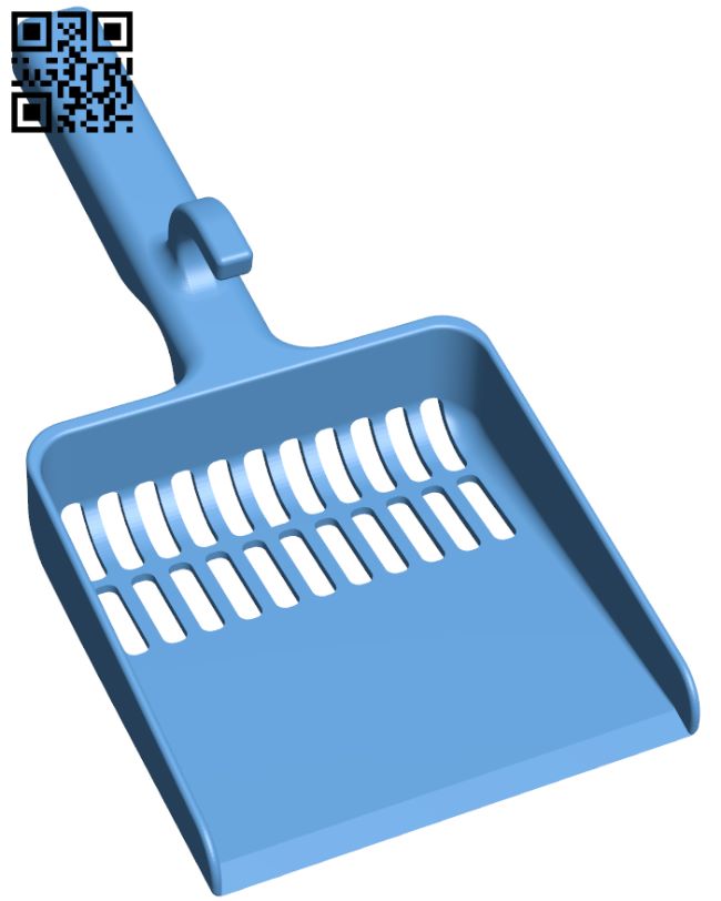 Cat litter scoop H007657 file stl free download 3D Model for CNC and 3d printer