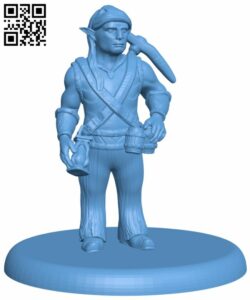 Cave Gnome Miner H007615 file stl free download 3D Model for CNC and 3d printer