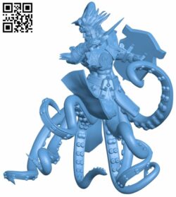 Cecaelia warrior H007842 file stl free download 3D Model for CNC and 3d printer