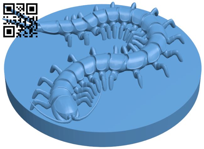 Centipede H007714 file stl free download 3D Model for CNC and 3d printer
