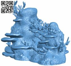 Coral Reef H007716 file stl free download 3D Model for CNC and 3d printer
