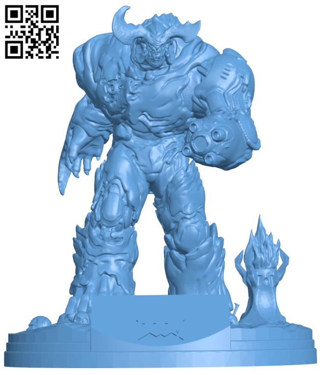 Cyberdemon H007664 file stl free download 3D Model for CNC and 3d printer