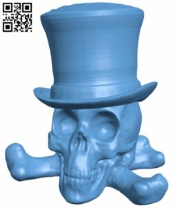 Death head cane H008078 file stl free download 3D Model for CNC and 3d printer