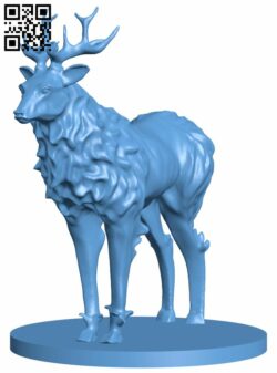 Deer H007892 file stl free download 3D Model for CNC and 3d printer