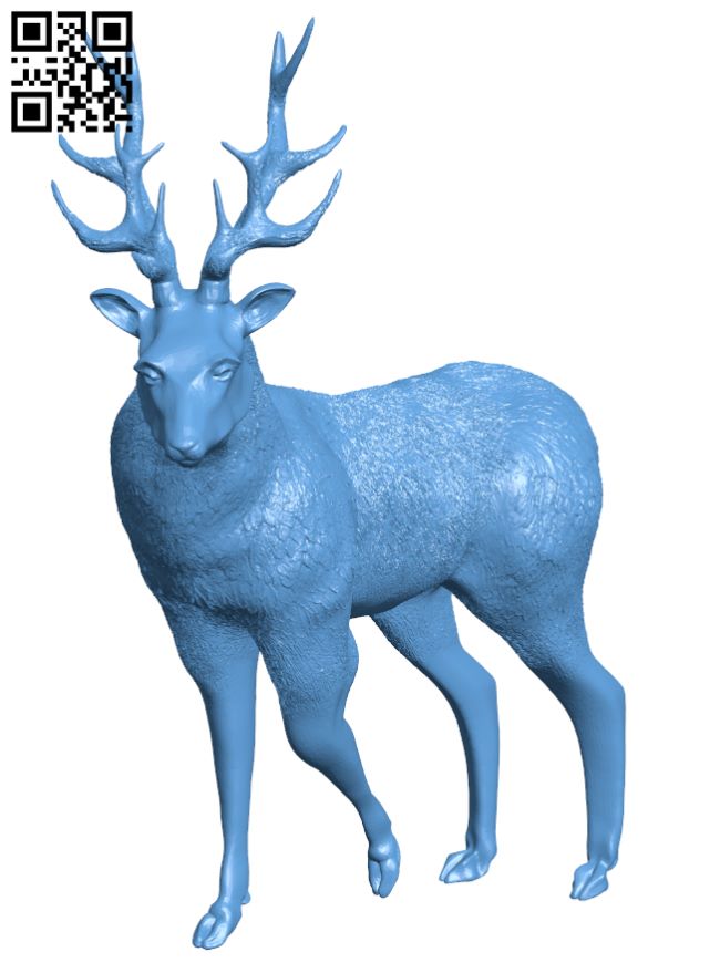 Deer H007893 file stl free download 3D Model for CNC and 3d printer