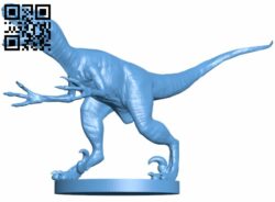 Deinonychus dinosaur H007845 file stl free download 3D Model for CNC and 3d printer