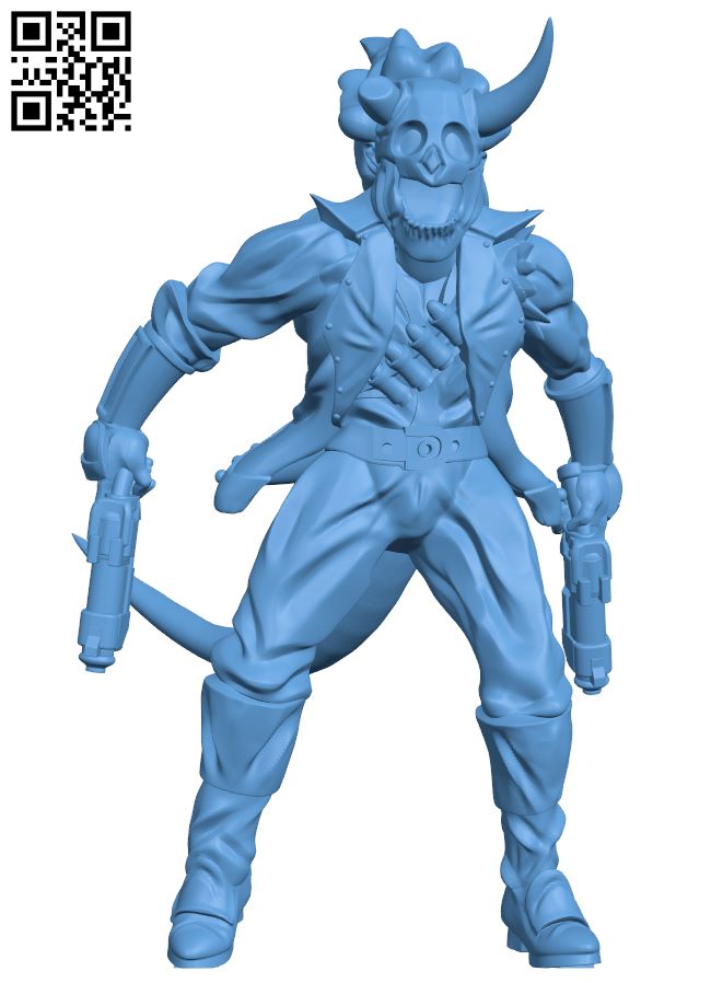 Demon Hunter H008199 file stl free download 3D Model for CNC and 3d printer