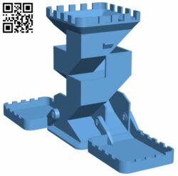 Dice tower with fold up trays H007848 file stl free download 3D Model for CNC and 3d printer