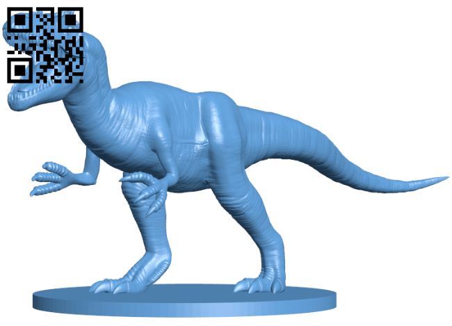 Allosaurus high poly t-pose model | 3D Print Model