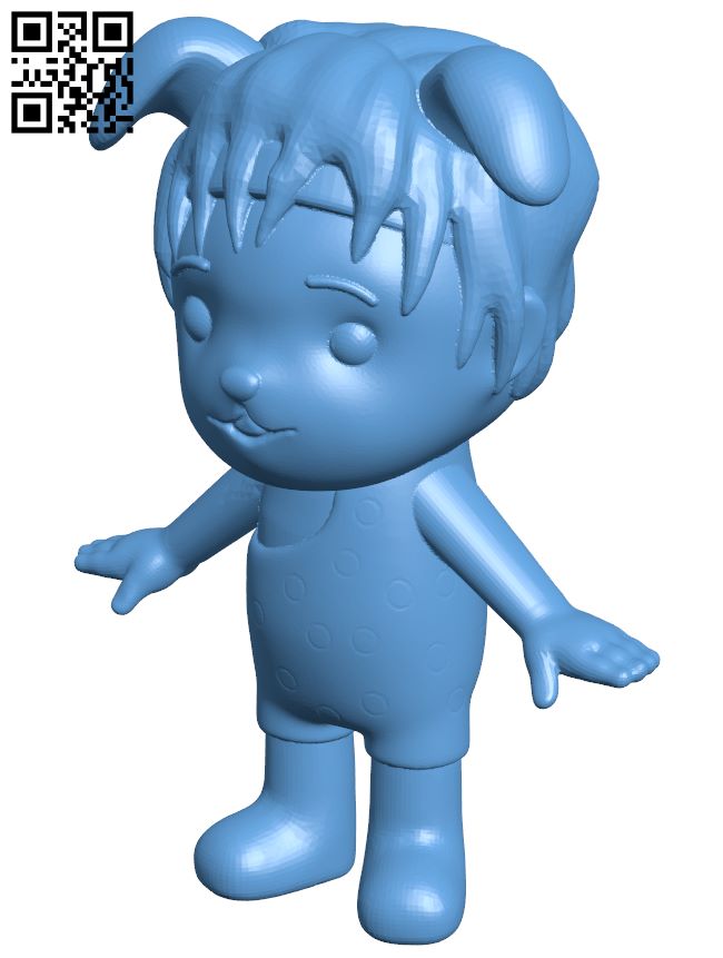 Dog boy H007667 file stl free download 3D Model for CNC and 3d printer