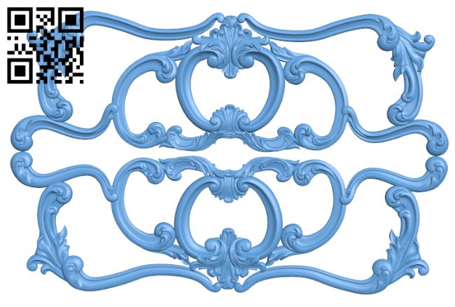 Door pattern T0000835 download free stl files 3d model for CNC wood carving