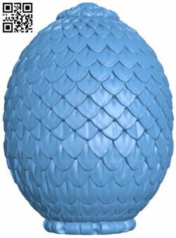 Dragon Egg H007560 file stl free download 3D Model for CNC and 3d printer