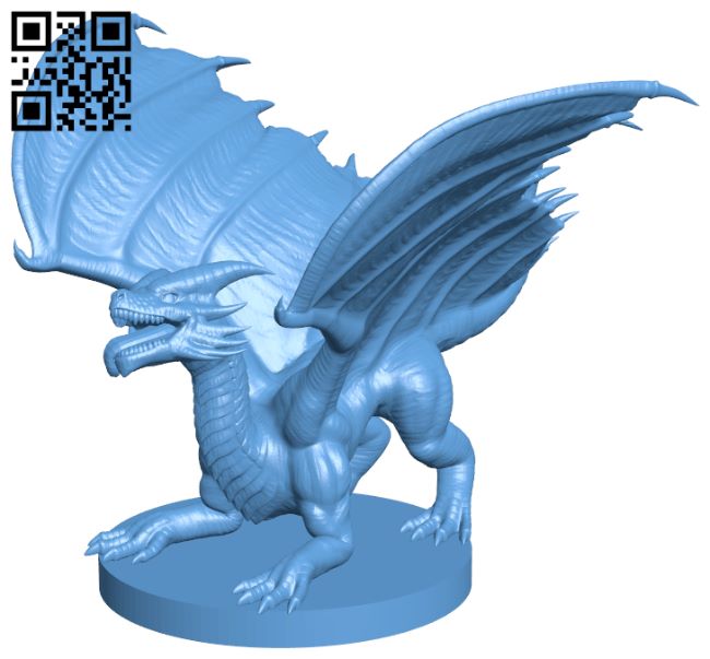 Dragon H007561 file stl free download 3D Model for CNC and 3d printer