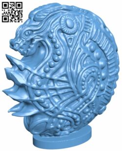 Dragon wheel H008133 file stl free download 3D Model for CNC and 3d printer