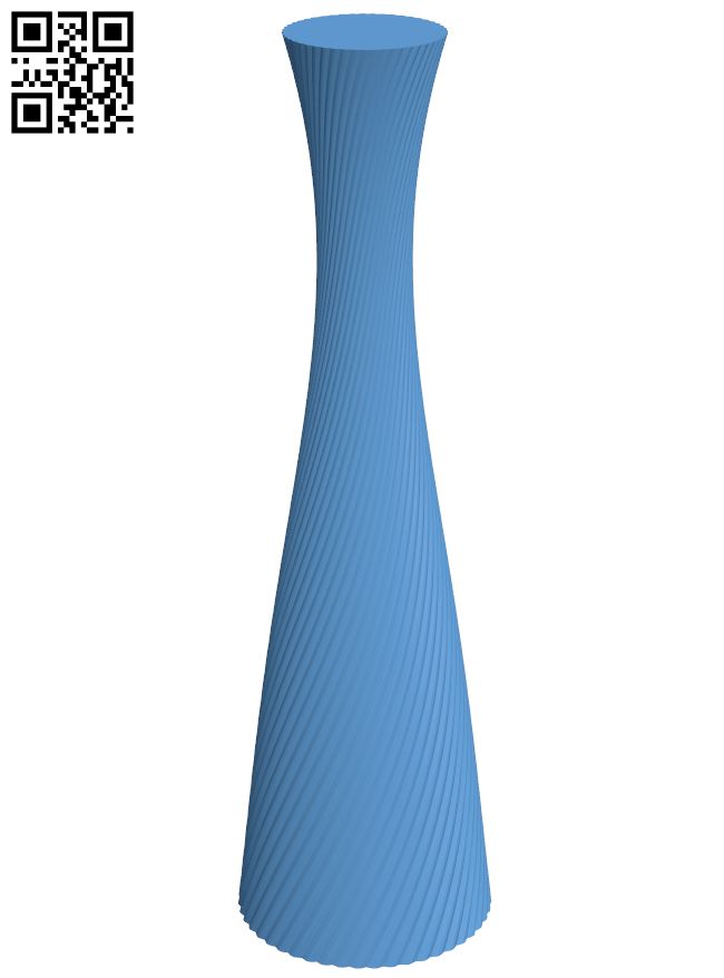 Elegant Vase H008032 file stl free download 3D Model for CNC and 3d printer