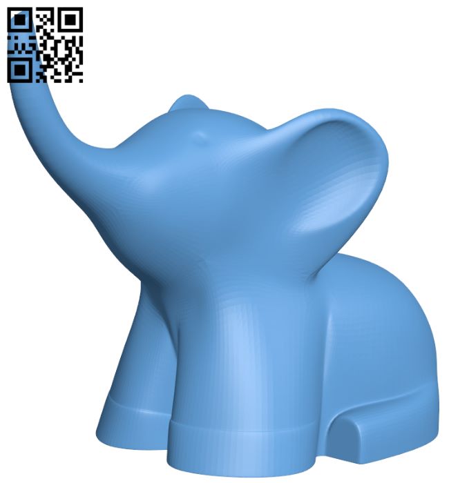 Elephant H008255 file stl free download 3D Model for CNC and 3d printer