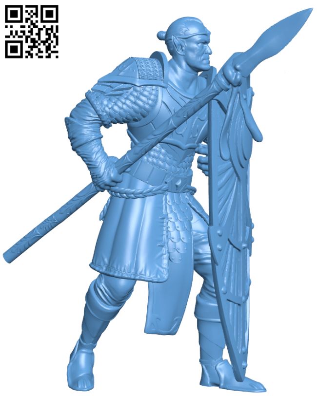 Elf - ZBS Miniatures H008256 file stl free download 3D Model for CNC and 3d printer