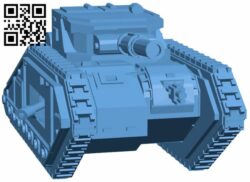 Epic Scale Malcador Heavy Tank H007956 file stl free download 3D Model for CNC and 3d printer