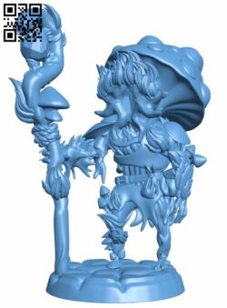 Explorer Mushroom H008314 file stl free download 3D Model for CNC and 3d printer