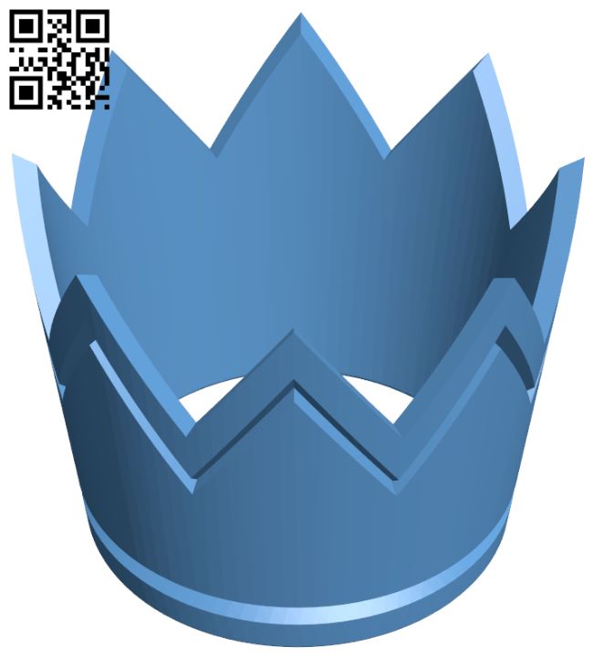 Fall Guys Crown H007564 file stl free download 3D Model for CNC and 3d printer