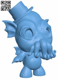 Fancy Cthulhu H007565 file stl free download 3D Model for CNC and 3d printer