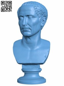 Farnese Caesar bust H008087 file stl free download 3D Model for CNC and 3d printer