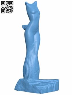 Female figure H008315 file stl free download 3D Model for CNC and 3d printer