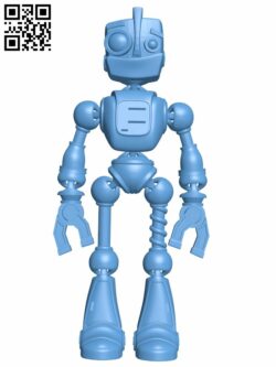 Flexi Fokobot – Robot H008437 file stl free download 3D Model for CNC and 3d printer