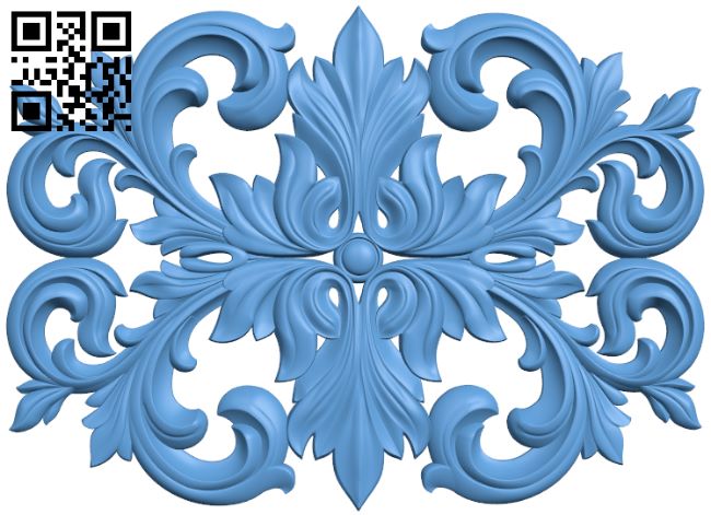 Floral pattern T0000843 download free stl files 3d model for CNC wood carving