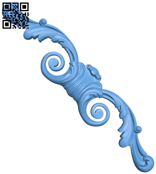 Floral pattern T0000942 download free stl files 3d model for CNC wood carving
