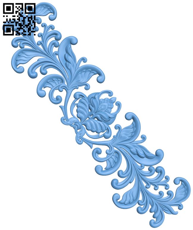 Floral pattern T0001111 download free stl files 3d model for CNC wood carving