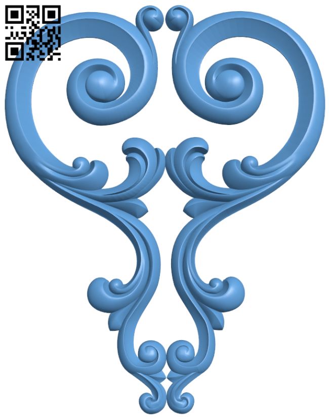 Floral pattern T0001117 download free stl files 3d model for CNC wood carving