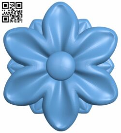 Flower pattern T0000899 download free stl files 3d model for CNC wood carving