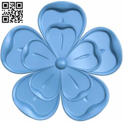 Flower pattern T0000972 download free stl files 3d model for CNC wood carving