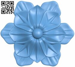 Flower pattern T0000974 download free stl files 3d model for CNC wood carving