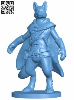 Fox thief H007958 file stl free download 3D Model for CNC and 3d printer