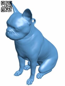 French Bulldog H007685 file stl free download 3D Model for CNC and 3d printer