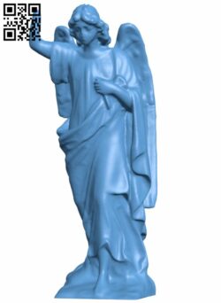 Funerary statue of an angel H007865 file stl free download 3D Model for CNC and 3d printer