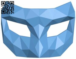 Geometric Masquerade Mask H008389 file stl free download 3D Model for CNC and 3d printer