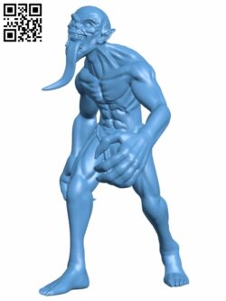 Ghoul walking H008440 file stl free download 3D Model for CNC and 3d printer