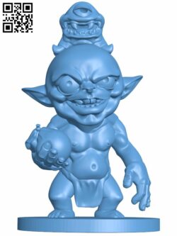 Goblin H008048 file stl free download 3D Model for CNC and 3d printer
