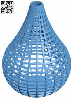 Grid vase H008096 file stl free download 3D Model for CNC and 3d printer