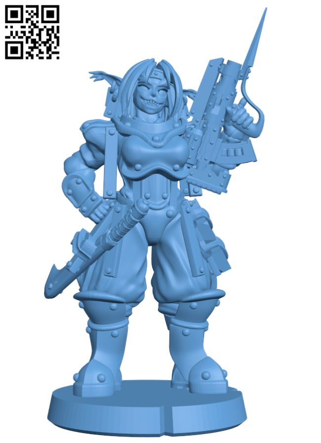 Haomao Heavy Industries Clan Warrior H008058 file stl free download 3D Model for CNC and 3d printer
